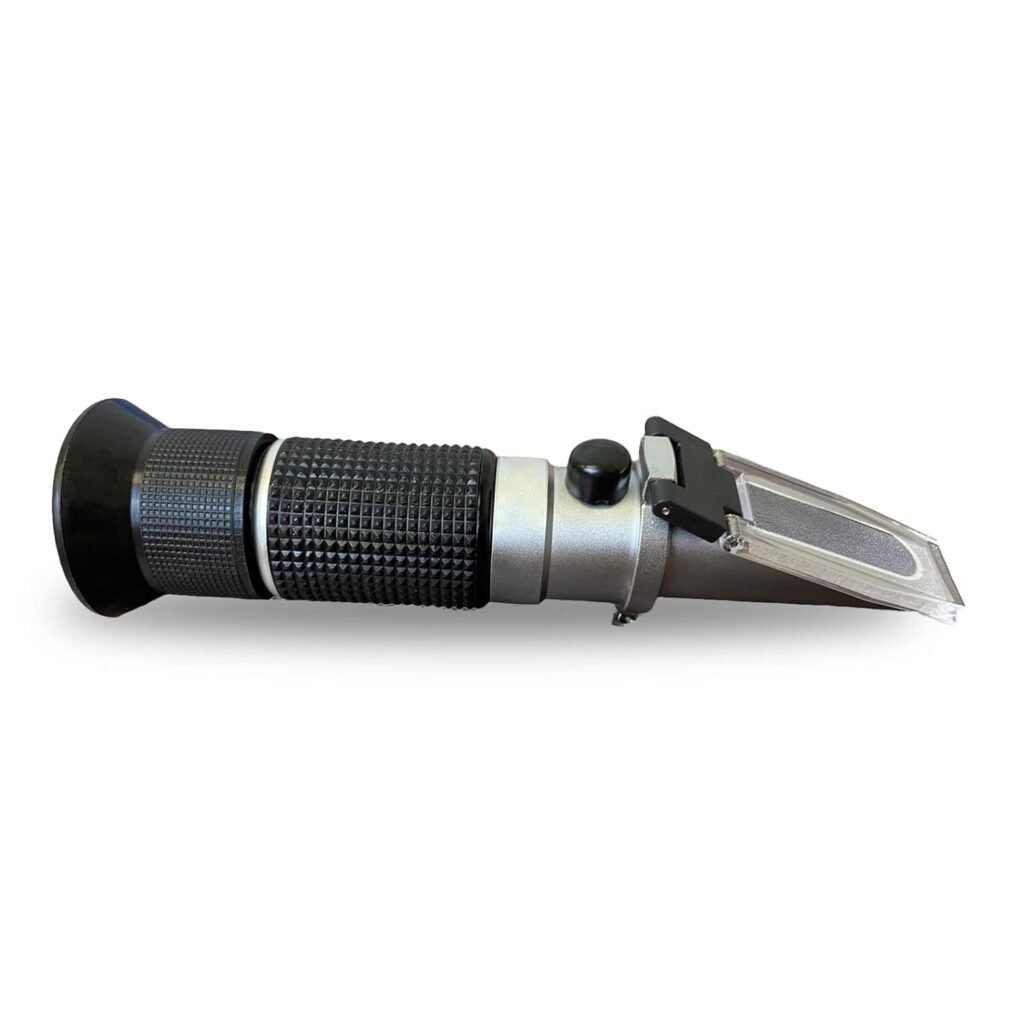 Sunvara Honey Refractometer Digital Brix Refractometer - Coolant Refractometer Honey Bee Keeping Honey Refractometer Moisture Bee Keeping Refractometer Dual Refractometer